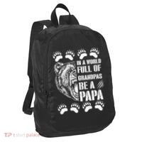 In A World Full Of Grandpas Be A Papa Bear Port Authority Crush Ripstop Backpack thumb 1