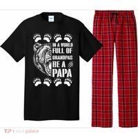 In A World Full Of Grandpas Be A Papa Bear Pajama Set thumb 0