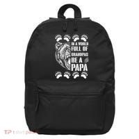 In A World Full Of Grandpas Be A Papa Bear 16 in Basic Backpack thumb 0