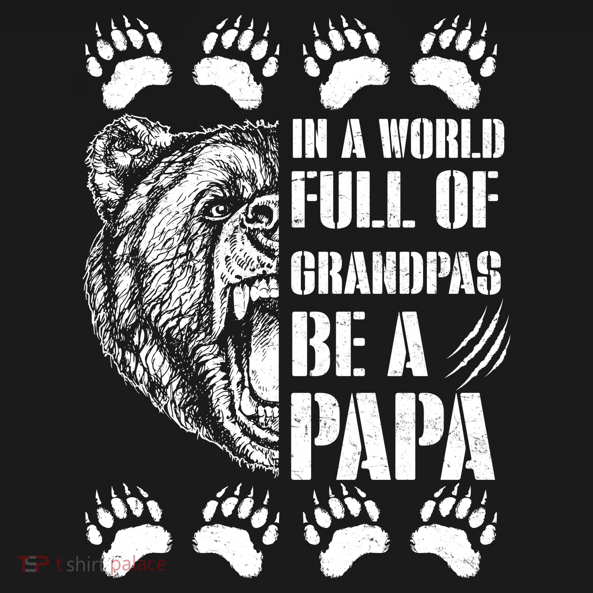 In A World Full Of Grandpas Be A Papa Bear Ornament