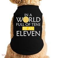 In a World Full of Tens Be An Eleven Waffle Doggie Tank thumb 0