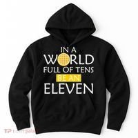 In a World Full of Tens Be An Eleven Waffle Hoodie thumb 0