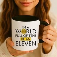 In a World Full of Tens Be An Eleven Waffle Coffee Mug thumb 3