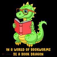 In A World Of Bookworms Be A Book Dragon Coffee Mug thumb 5