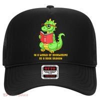 In A World Of Bookworms Be A Book Dragon Hat thumb 0