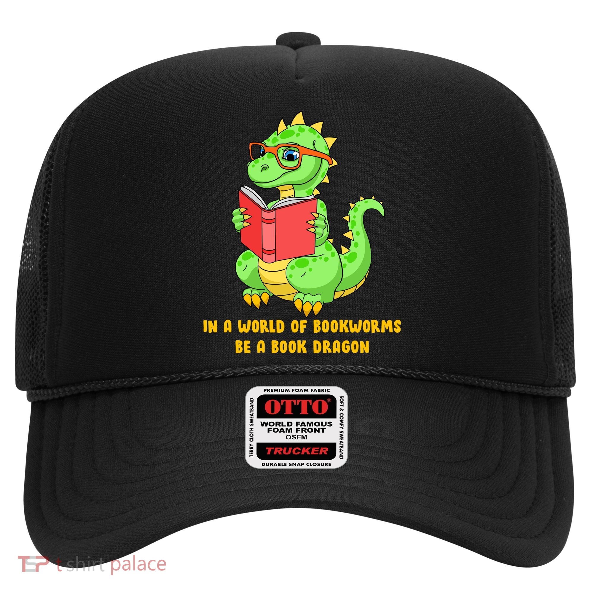 In A World Of Bookworms Be A Book Dragon Hat