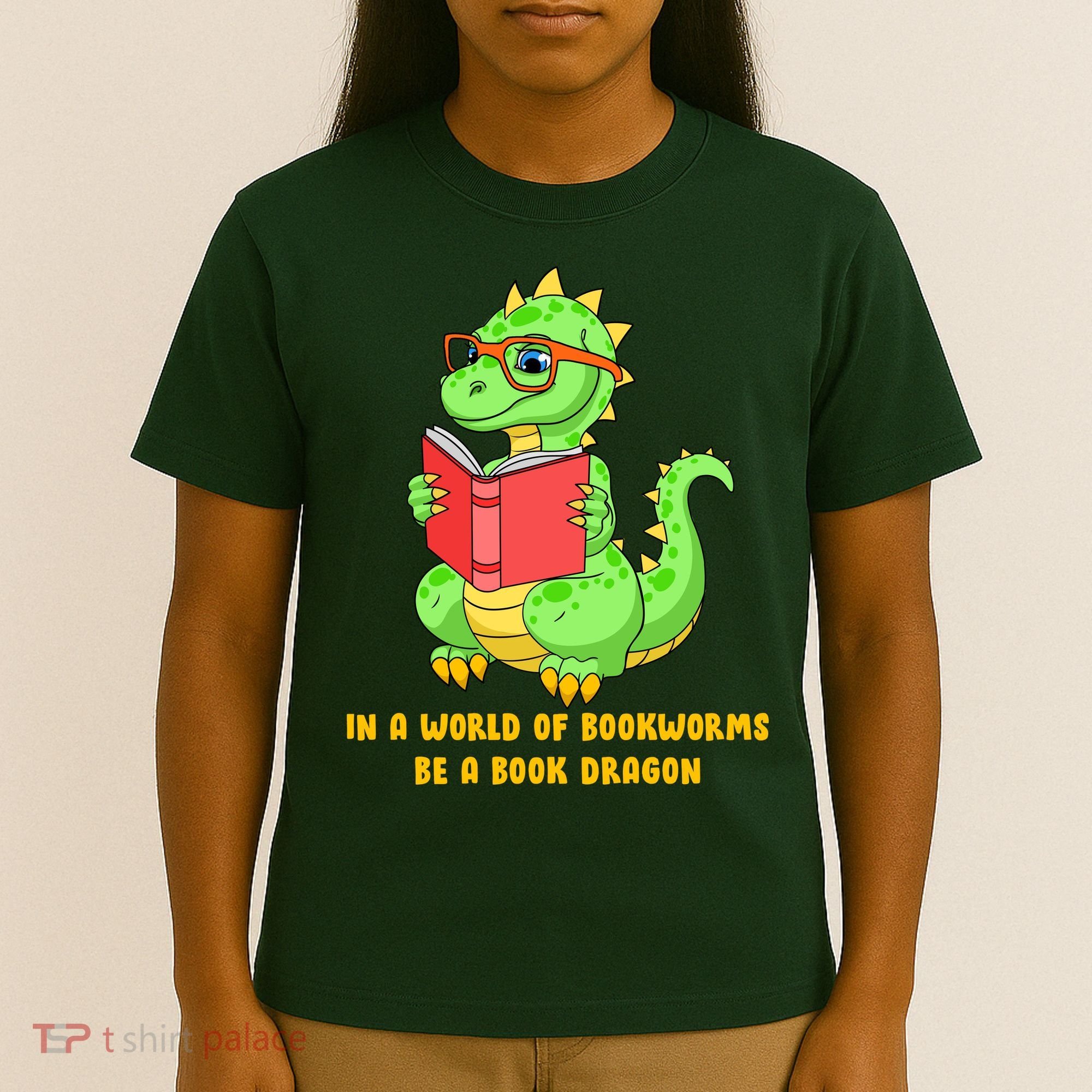 In A World Of Bookworms Be A Book Dragon T-Shirt