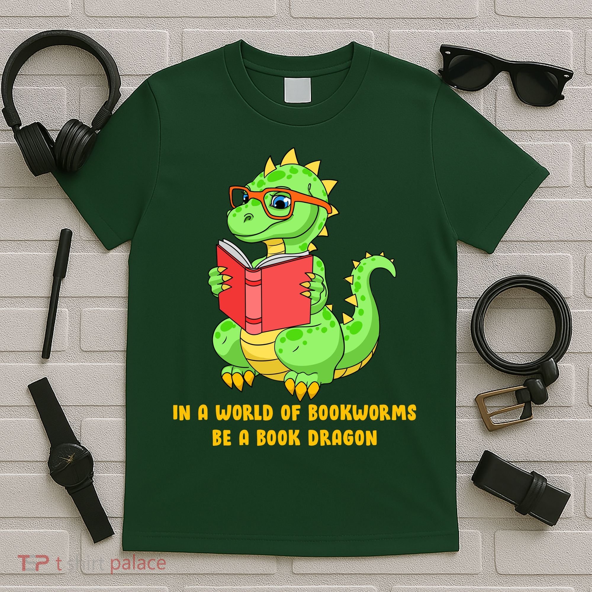 In A World Of Bookworms Be A Book Dragon T-Shirt