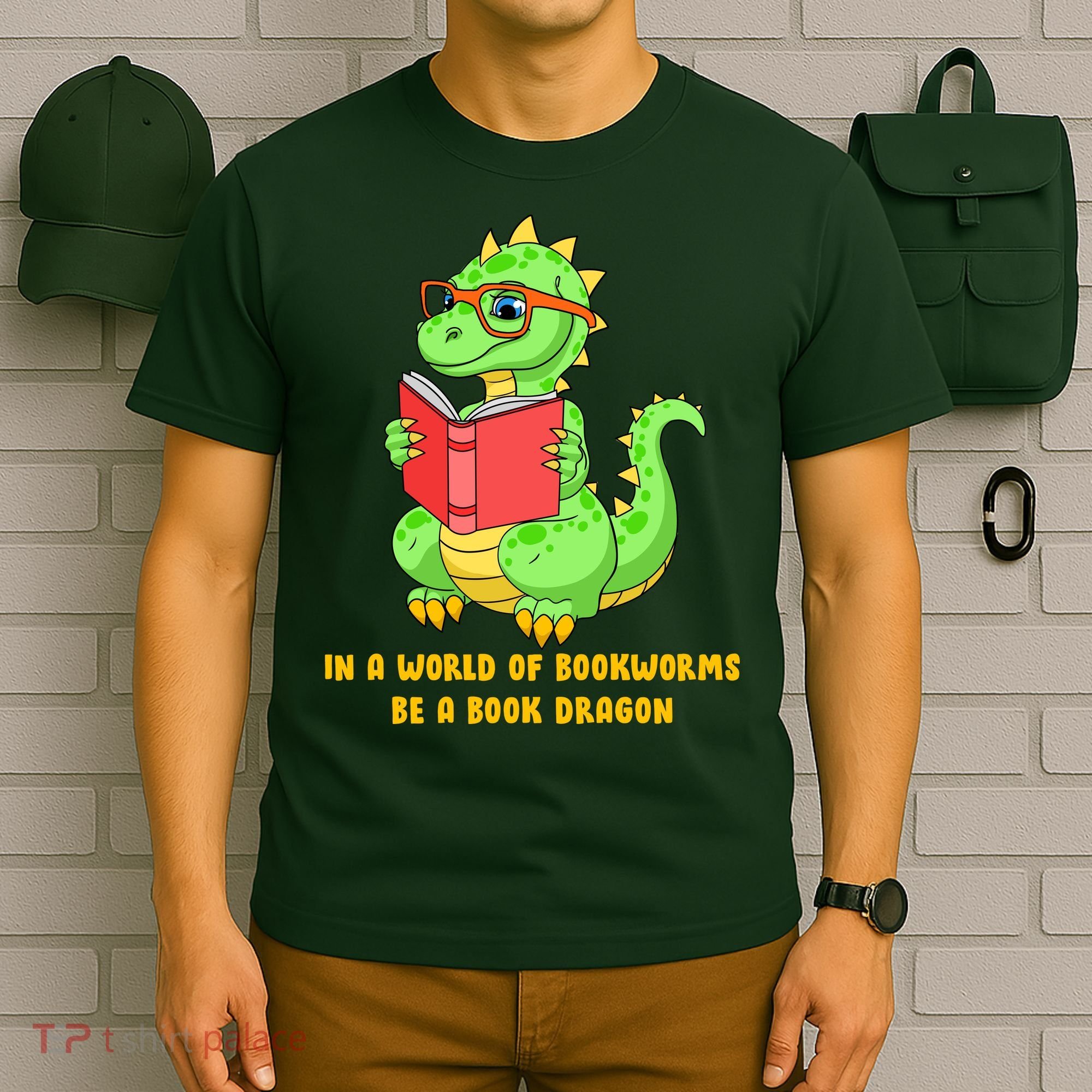 In A World Of Bookworms Be A Book Dragon T-Shirt