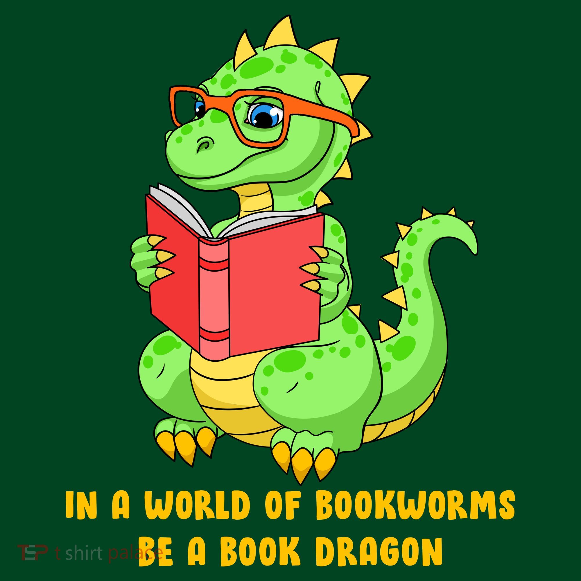 In A World Of Bookworms Be A Book Dragon Polo