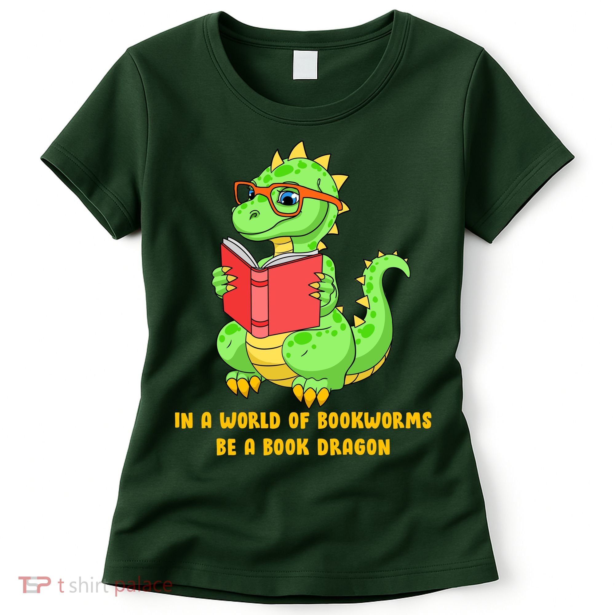 In A World Of Bookworms Be A Book Dragon Women's T-Shirt