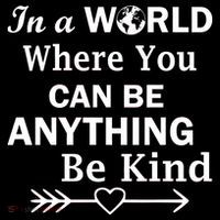 In A World Where You Can Be Anything Be Kind Women's Hoodie thumb 2