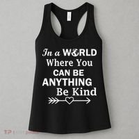 In A World Where You Can Be Anything Be Kind Women's Tank Top thumb 3