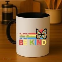 In A World Where You Can Be Anything Be Kind Autism Awareness Coffee Mug thumb 4