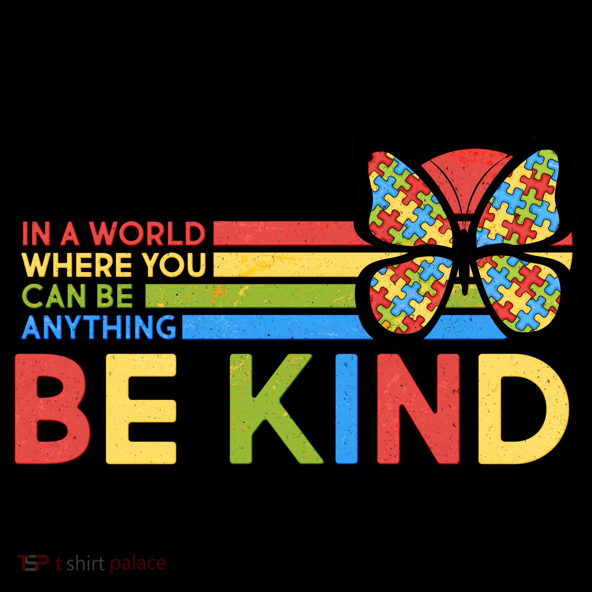 In A World Where You Can Be Anything Be Kind Autism Awareness Coffee Mug