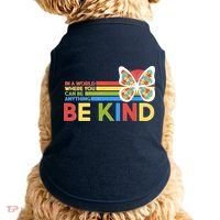 In A World Where You Can Be Anything Be Kind Autism Awareness Doggie Tank thumb 0