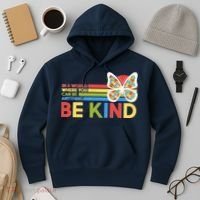In A World Where You Can Be Anything Be Kind Autism Awareness Hoodie thumb 3