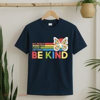 In A World Where You Can Be Anything Be Kind Autism Awareness T-Shirt thumb 2