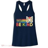 In A World Where You Can Be Anything Be Kind Autism Awareness Women's Tank Top thumb 0