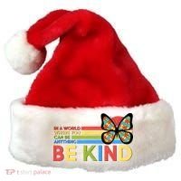 In A World Where You Can Be Anything Be Kind Autism Awareness Santa Hat thumb 0