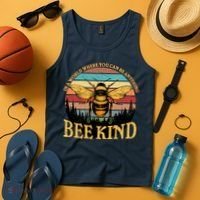 In A World Where You Can Be Anything Bee Kind Tank Top thumb 4