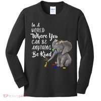 In A World Where You Can Be Kind Kids Long Sleeve Shirt thumb 0