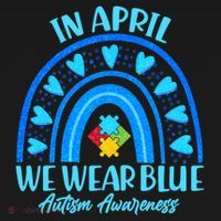 In April We Wear Blue Autism Awareness Bucket Hat thumb 4