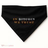 In Bitcoin We Trust USA-Made Doggie Bandana thumb 0
