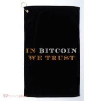 In Bitcoin We Trust Golf Towel thumb 0