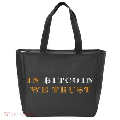 In Bitcoin We Trust Tote Bag