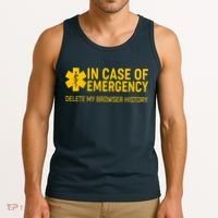 In Case Of Emergency Delete My Browser History Tank Top thumb 3