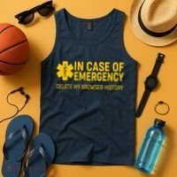 In Case Of Emergency Delete My Browser History Tank Top thumb 4