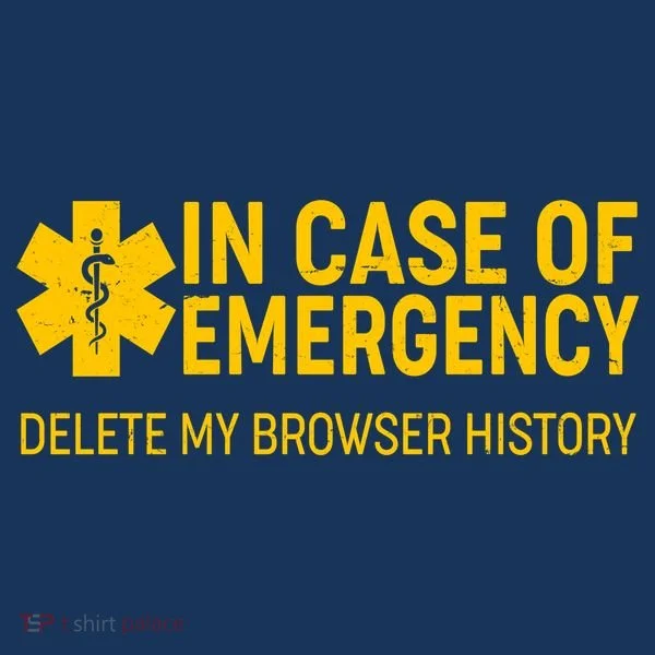 In Case Of Emergency Delete My Browser History Women's Long Sleeve Shirt