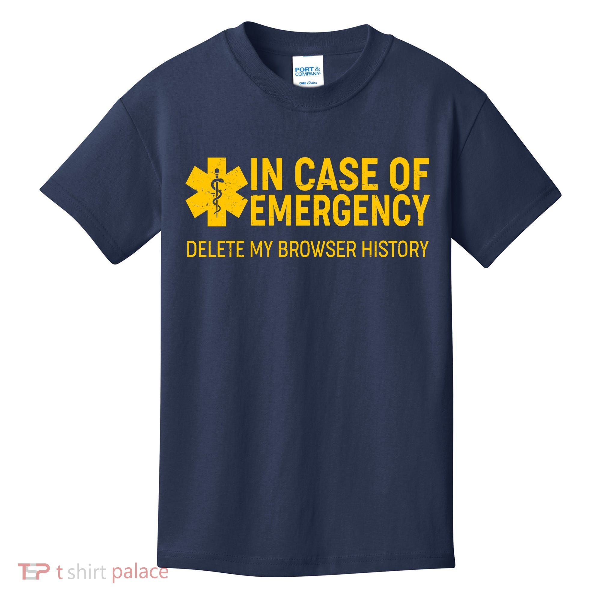 In Case Of Emergency Delete My Browser History Kids T-Shirt
