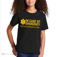 In Case Of Emergency Delete My Browser History Kids T-Shirt thumb 2