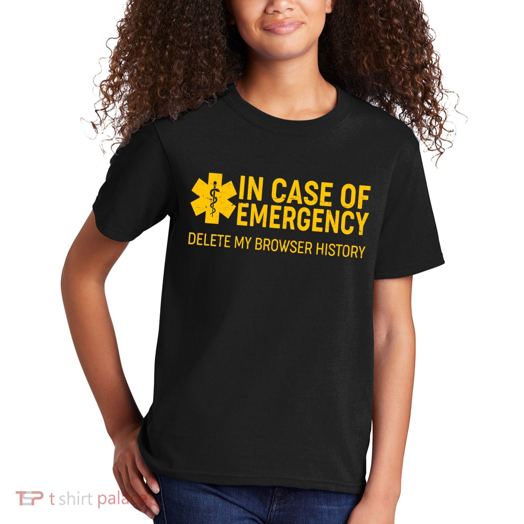 In Case Of Emergency Delete My Browser History Kids T-Shirt