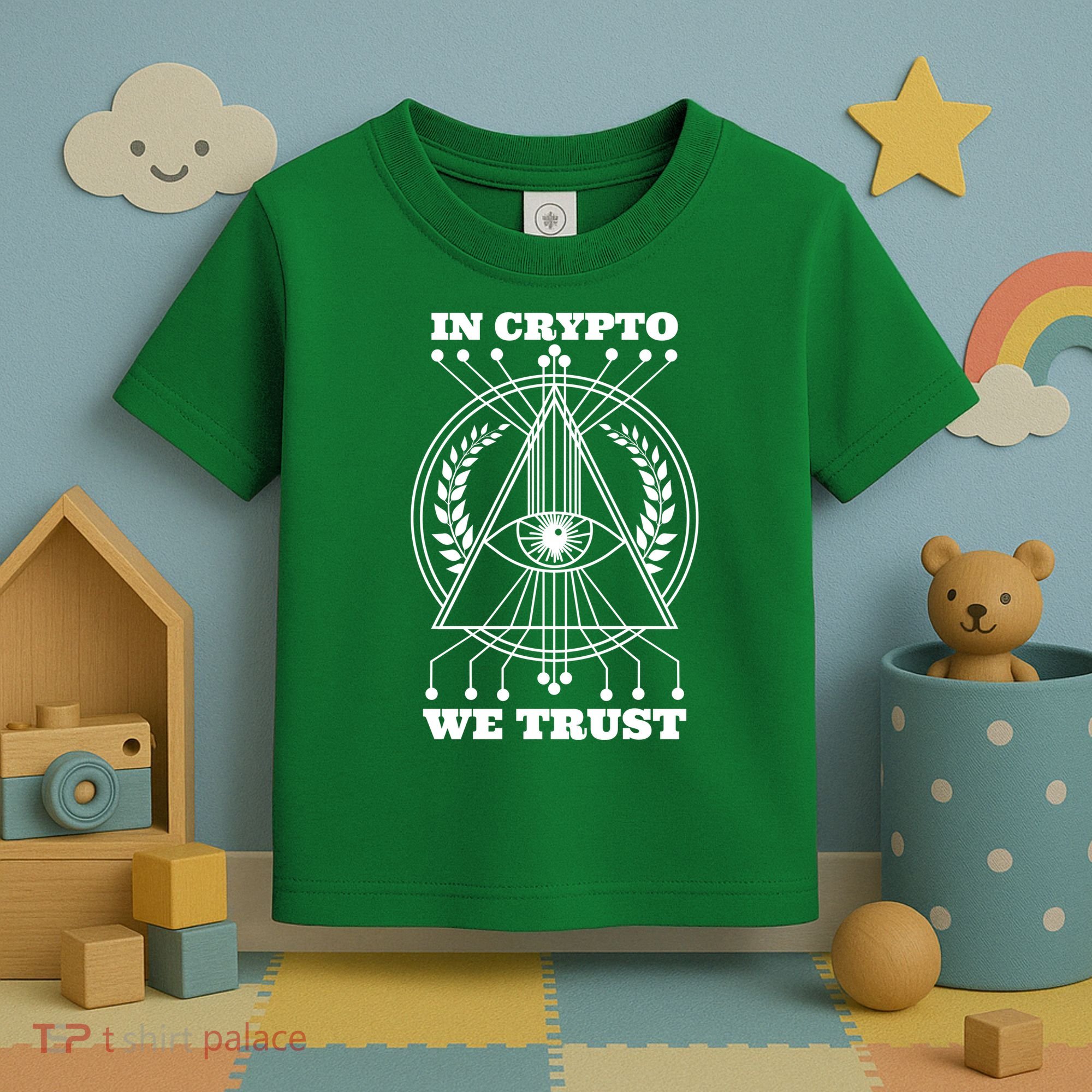 In Crypto We Trust Toddler T-Shirt
