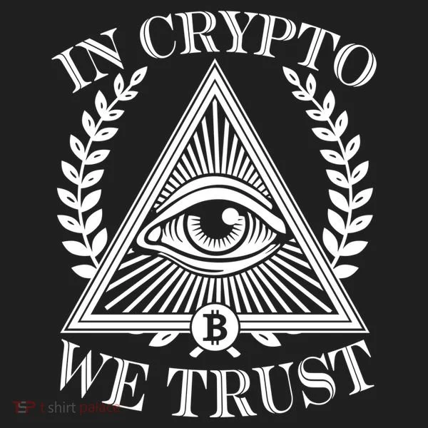 In Crypto We Trust Vintage Logo Beanie