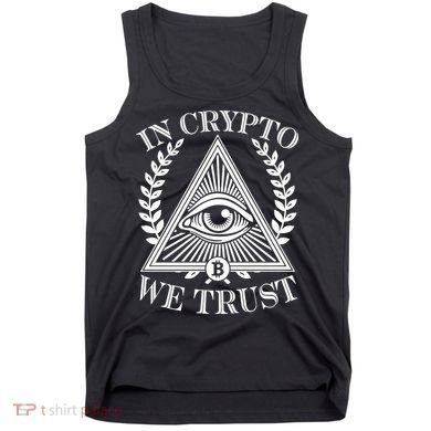In Crypto We Trust Vintage Logo Tank Top