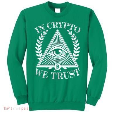 In Crypto We Trust Vintage Logo Sweatshirt