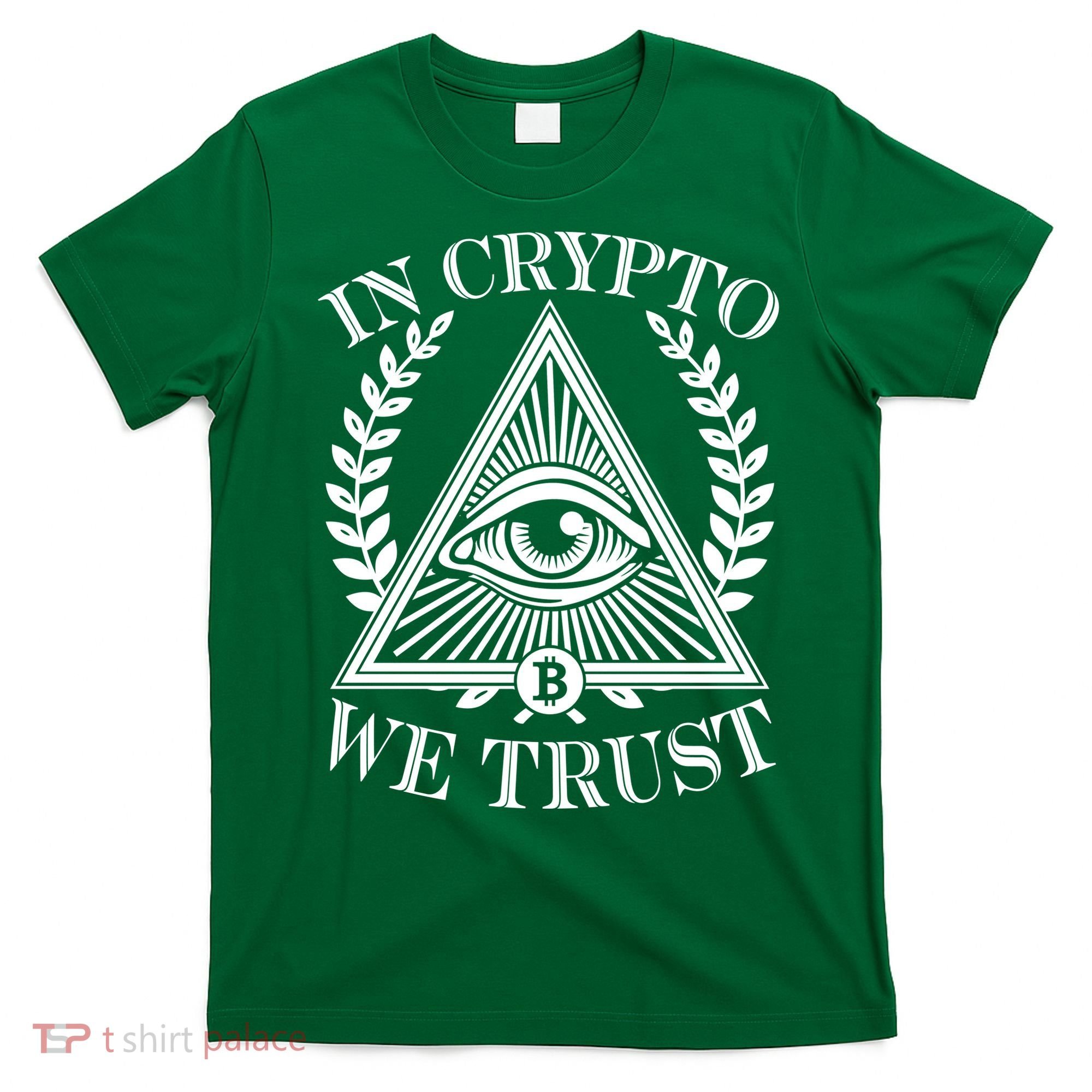 In Crypto We Trust Vintage Logo T-Shirt