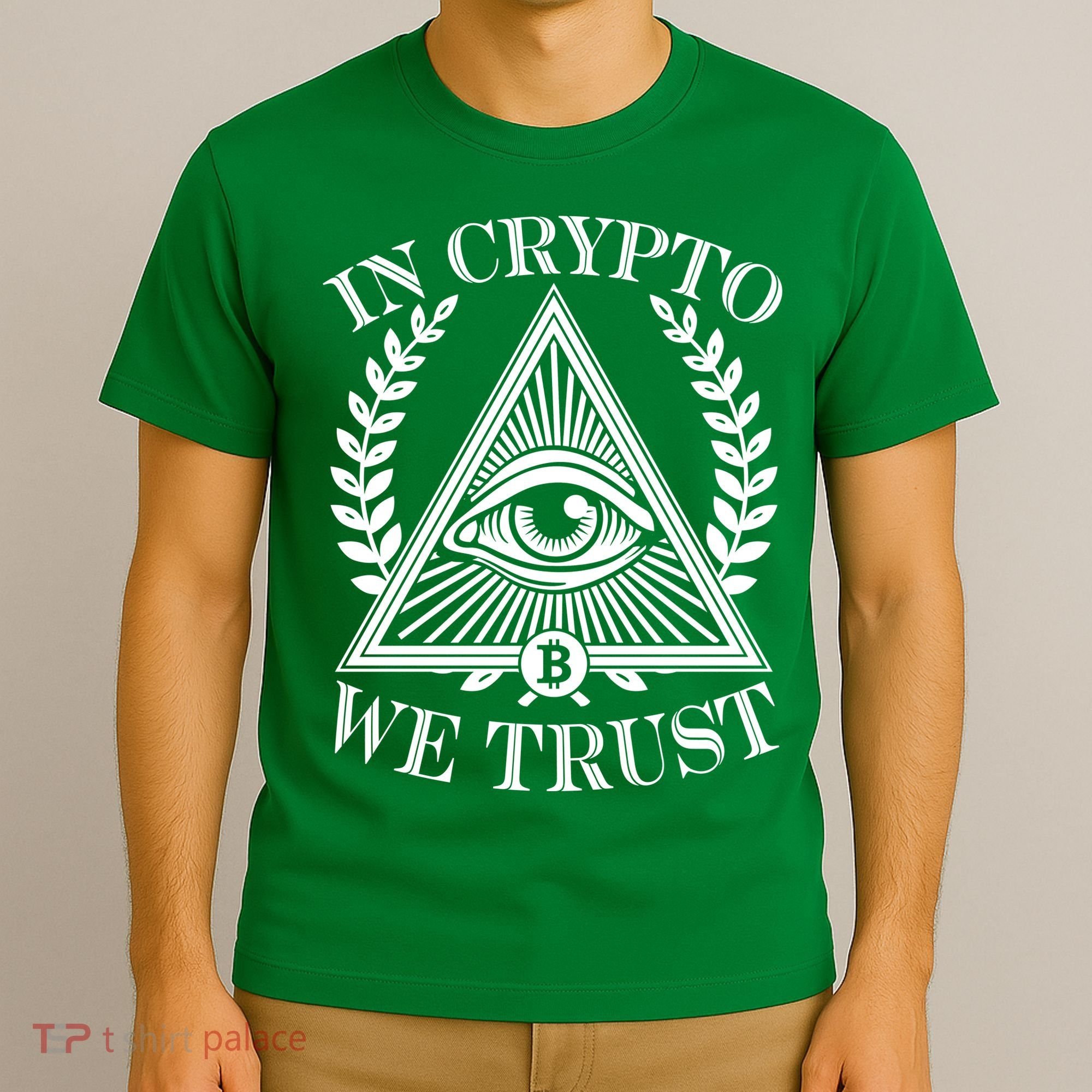 In Crypto We Trust Vintage Logo T-Shirt