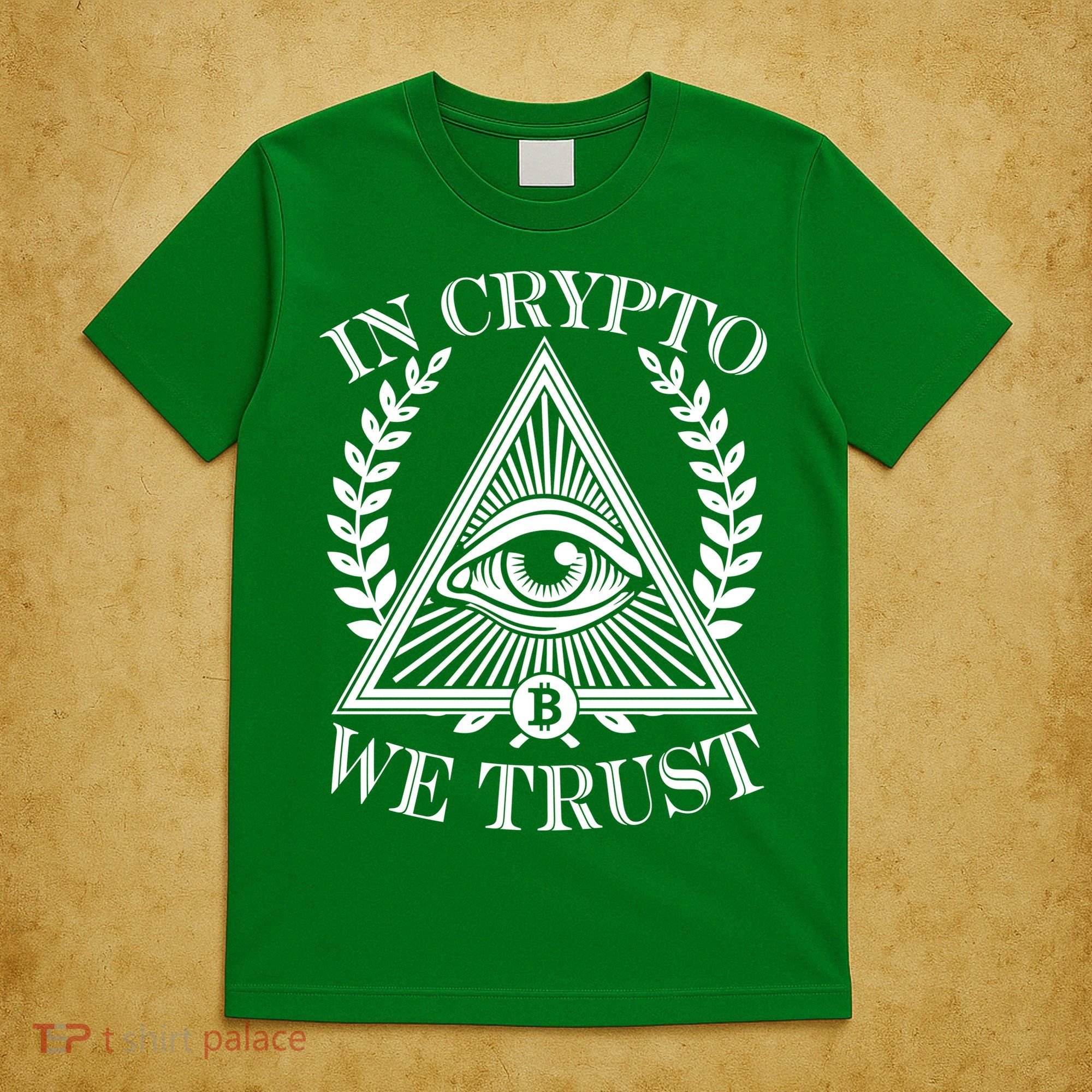 In Crypto We Trust Vintage Logo T-Shirt