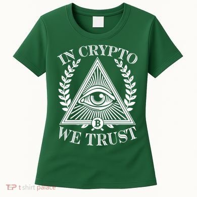 In Crypto We Trust Vintage Logo Women's T-Shirt
