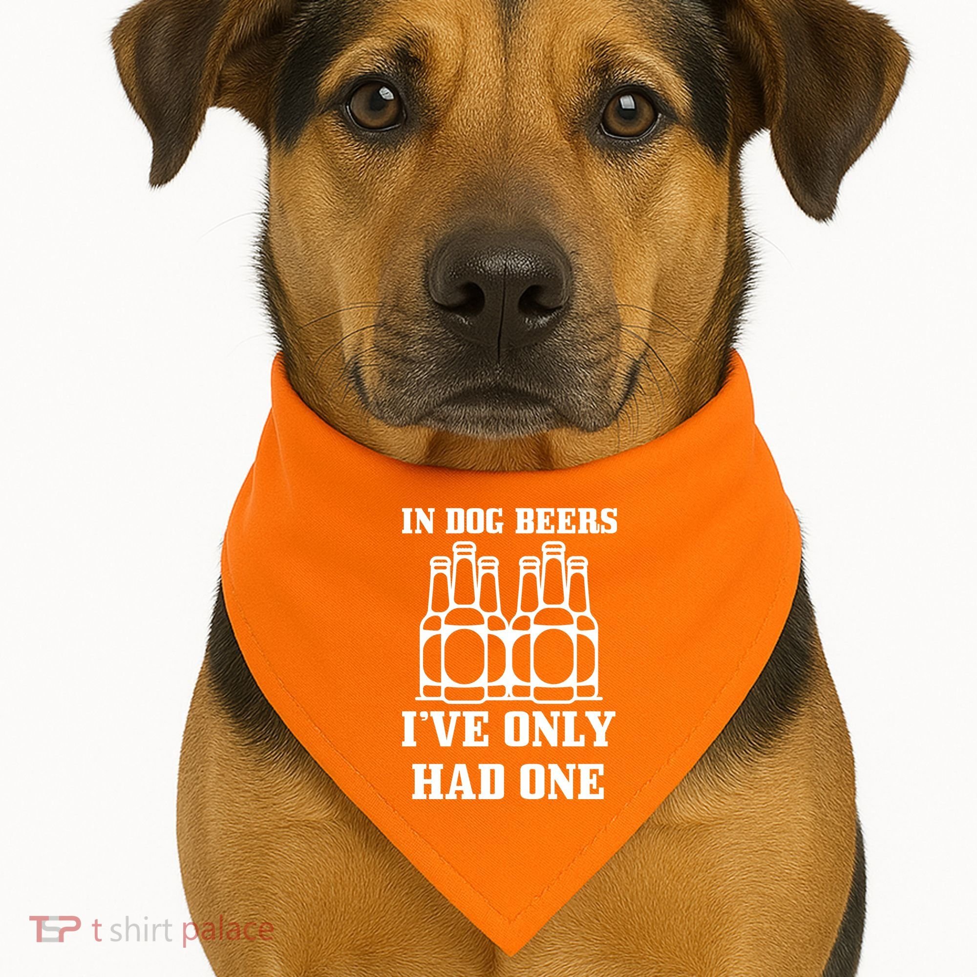 In Dog Beers I've Only Had One USA-Made Doggie Bandana