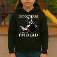 In Dog Years I'm Dead Funny Birthday Kids Hoodie thumb 3
