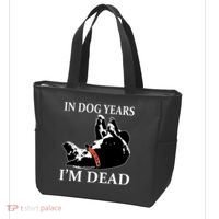 In Dog Years I'm Dead Funny Birthday Tote Bag thumb 3
