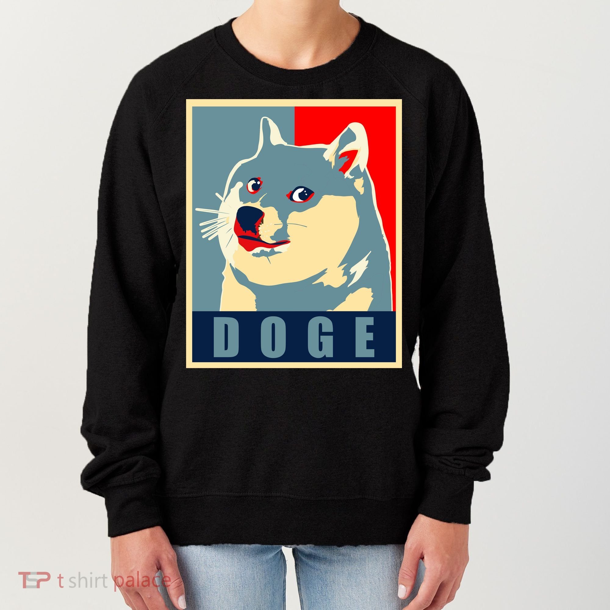 In Dogecoin We Trust Doge Crypto Women's Sweatshirt