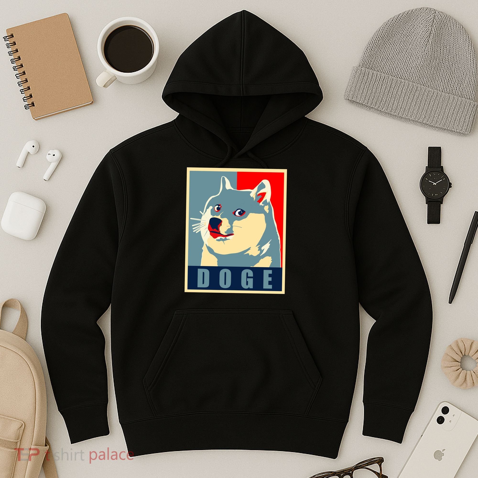 In Dogecoin We Trust Doge Crypto Hoodie