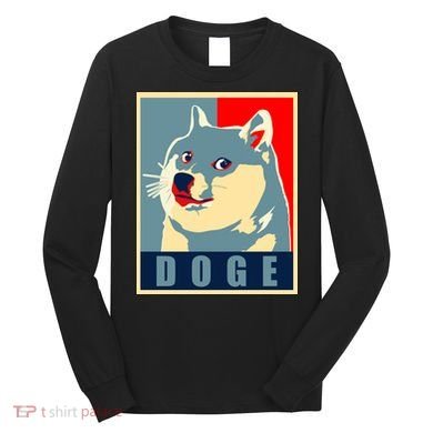 In Dogecoin We Trust Doge Crypto Long Sleeve Shirt